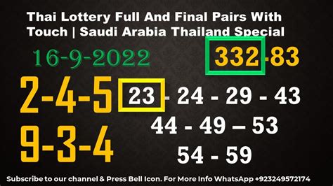 thailand lottery paper saudi arabia